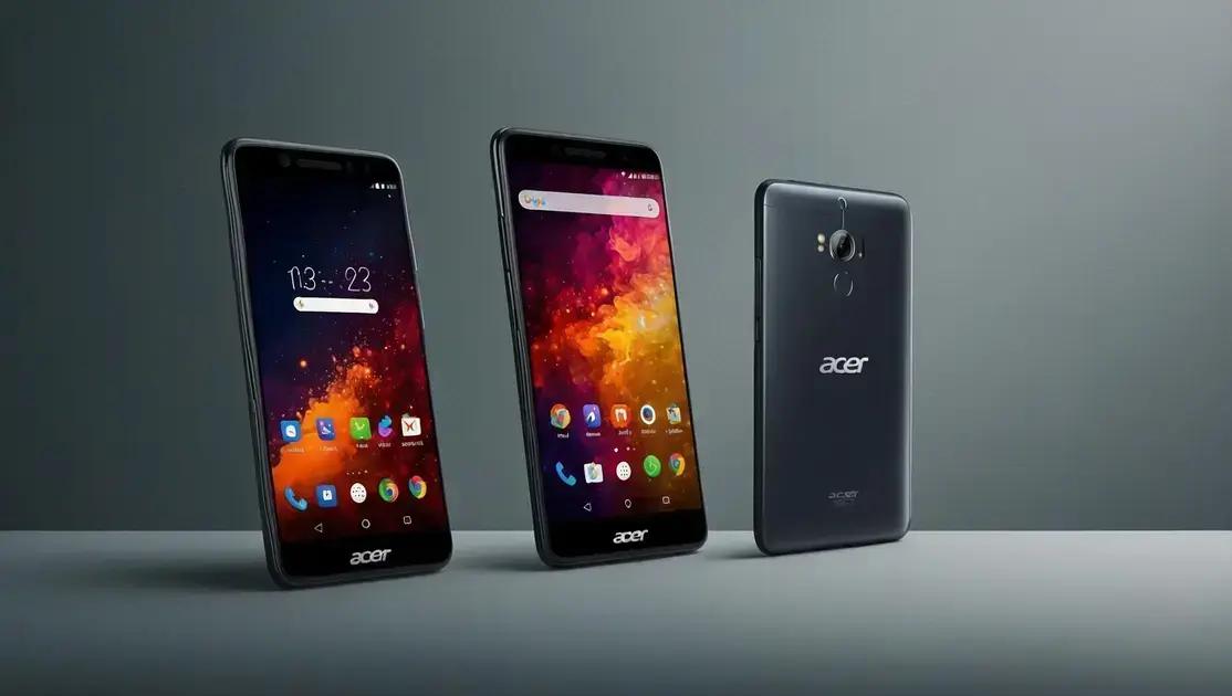 Novos Celulares Acer: Lançamento na Amazon Índia em 15 de Abril