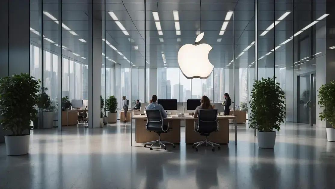Apple supera previsões e registra receita recorde de serviços