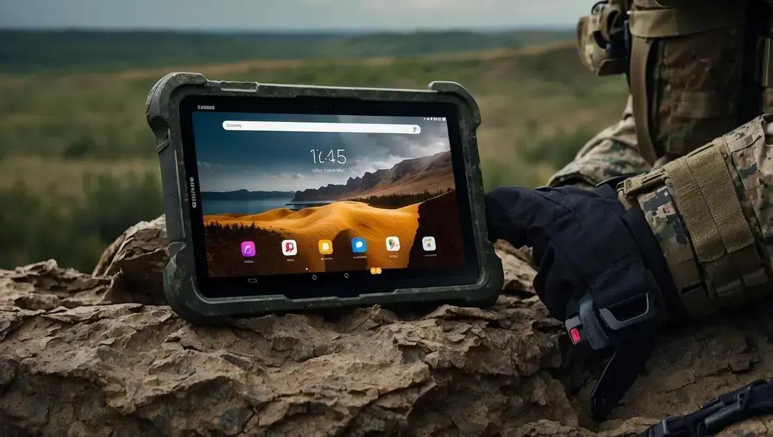 Samsung Lança Galaxy Tab Active5 Tactical Edition para Militares