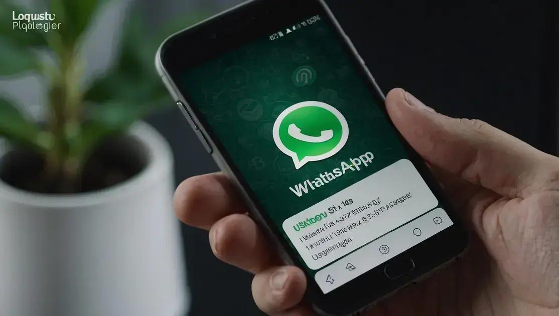 WhatsApp Testa Opção de Logout Simples para Usuários