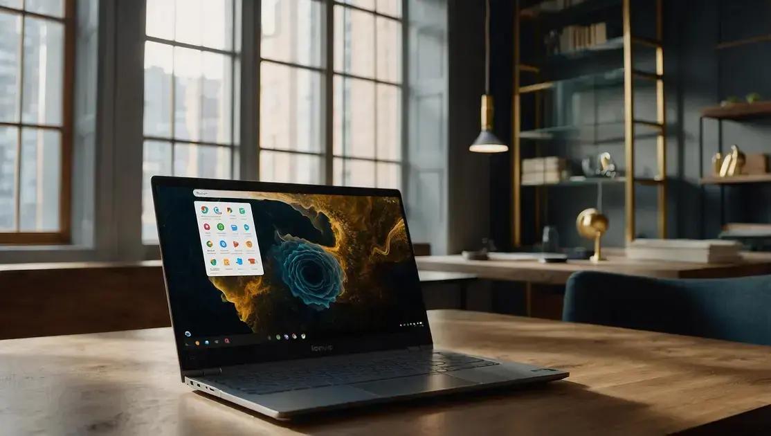 Lenovo Chromebook Plus 14: O Mais Poderoso com Dolby Atmos